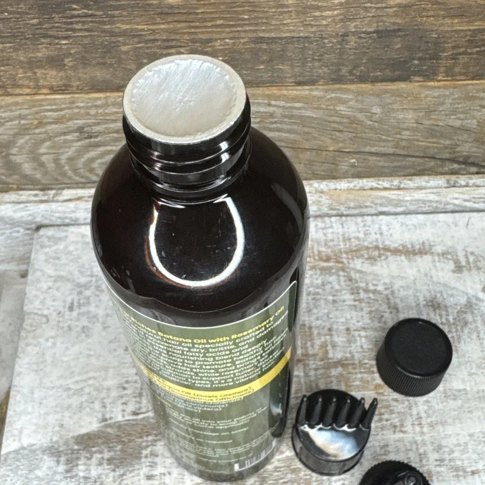 Batana Oil Rosemary Hair/Scalp Oil 8 Fl Oz Bottle + Comb Dispenser  | MSRP = $28